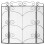 Heavy Large Antique Silver Fire Screen 1