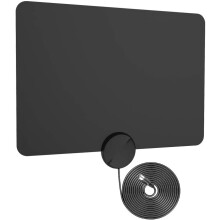 Viewi G07N Indoor Amplified Digital HDTV 4G Aerial Antenna, Model Supports All Television Freeview HD Digital TV, Ultra-Slim High Gain Portable Aerial