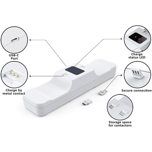 Subsonic PS5 Dual Sense Controller Charging Station Twin Port Charging 1