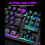Gaming Keyboard and Mouse Set Combo Rainbow LED Backlit Wired USB for PC Laptop 10