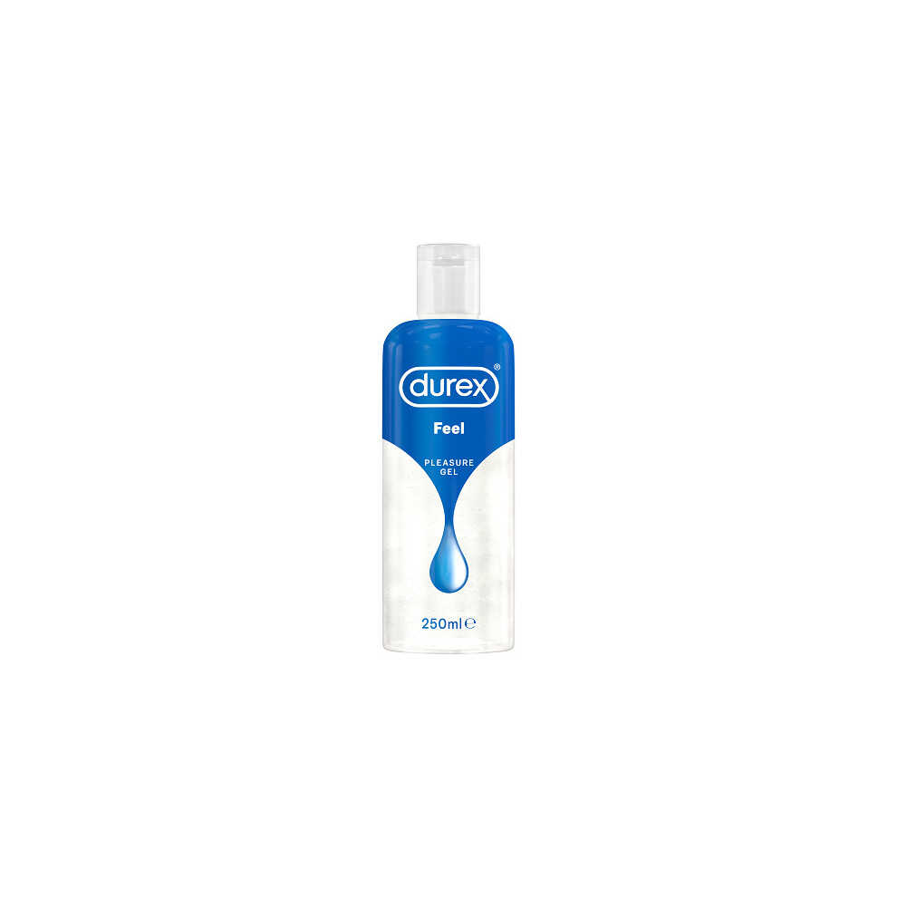 Durex Feel Lube Lubricant Pleasure Gel, 250 Ml (Large Bottle) Light