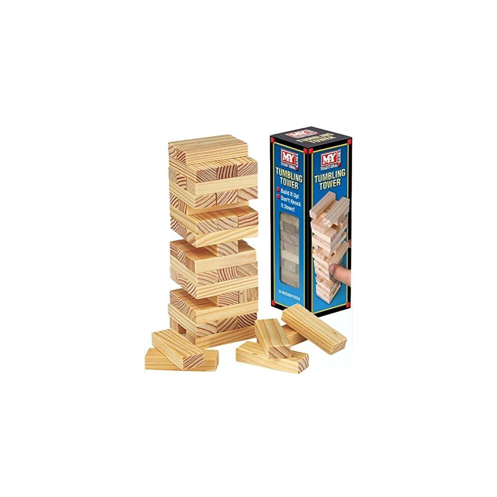 My Traditional Games Tumbling Tower 48 Wooden Pieces