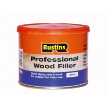 Rustins Professional Wood Filler Natural 250g - Dries in 30 Minutes, Sandable & Durable Repair for Wood, Metal, Concrete & Fibreglass