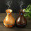 Ranpo (Light Brown) Humidifier LED Ultrasonic Essential Oil Diffuser 8