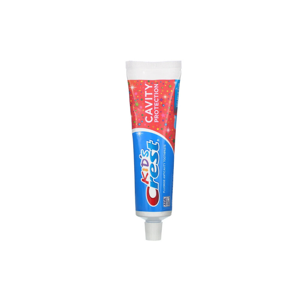Crest, Kids, Fluoride Anticavity Toothpaste, Sparkle Fun, 130g