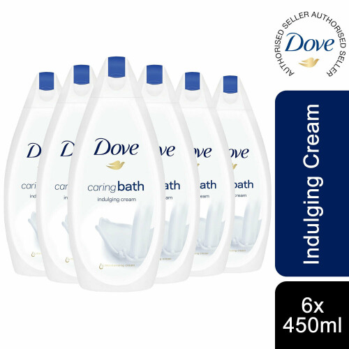 Dove Dove Caring Bath Indulging Cream, 6 Pack, 450ml