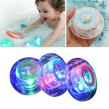 (Pink, 2 Pcs) 1-2X Underwater LED Bath Light Colourful Ball Toy