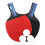 pro 2 Table Tennis Ping Pong Racket Paddle Bat+ 3 Balls Bag Set 5