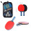 pro 2 Table Tennis Ping Pong Racket Paddle Bat+ 3 Balls Bag Set 7