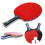 pro 2 Table Tennis Ping Pong Racket Paddle Bat+ 3 Balls Bag Set 10