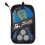 pro 2 Table Tennis Ping Pong Racket Paddle Bat+ 3 Balls Bag Set 6