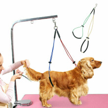 No-Sit Pet Haunch Holder Grooming Harness Restraint Dog Leash Loop
