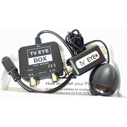Viewi TV Eye Box IO-Link RF Modulator Output For Sky HD Box Plus a Free Black Magic Eye 2