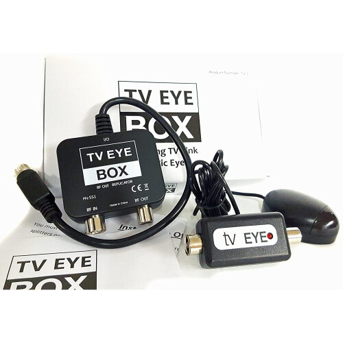 Viewi TV Eye Box IO-Link RF Modulator Output For Sky HD Box Plus a Free Black Magic Eye