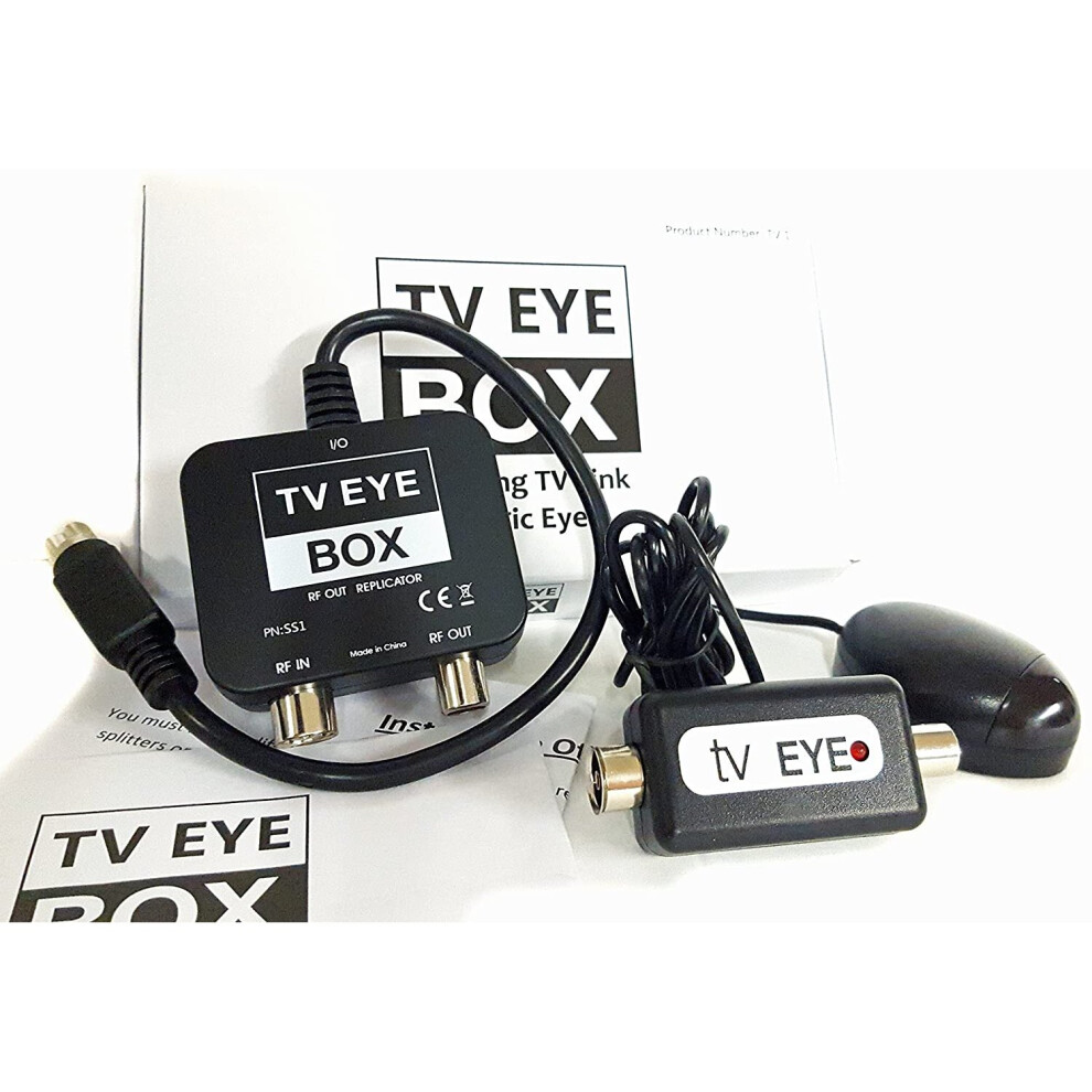 Viewi TV Eye Box IO-Link RF Modulator Output For Sky HD Box Plus a Free Black Magic Eye