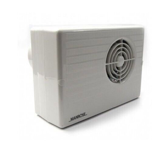 Manrose CF200T Centrifugal Bathroom Extractor Fan with run on Timer