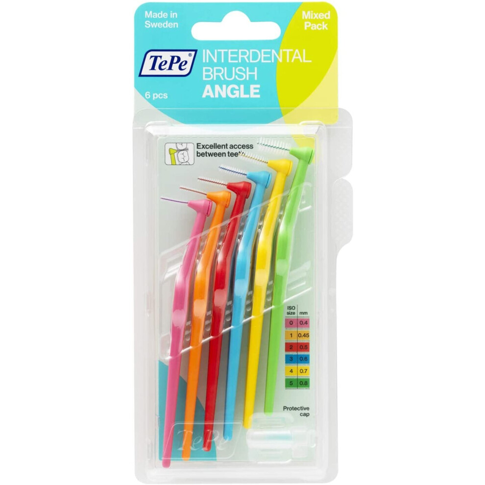 (Mixed) TePe Angle Interdental Brushes  Easy and simple