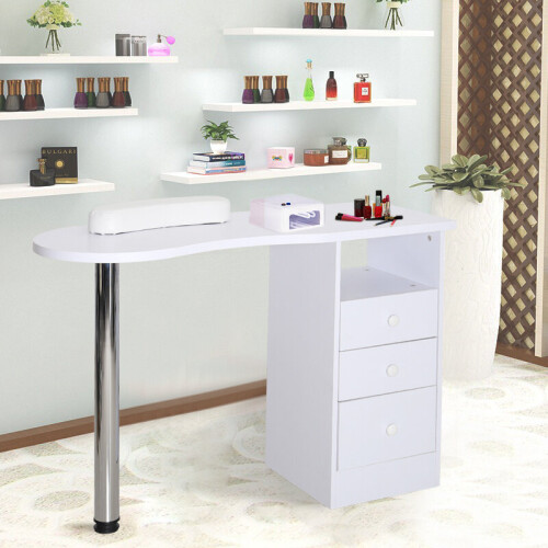 Living And Home Manicure Nail Work Station Beauty Salon Tattoo Table