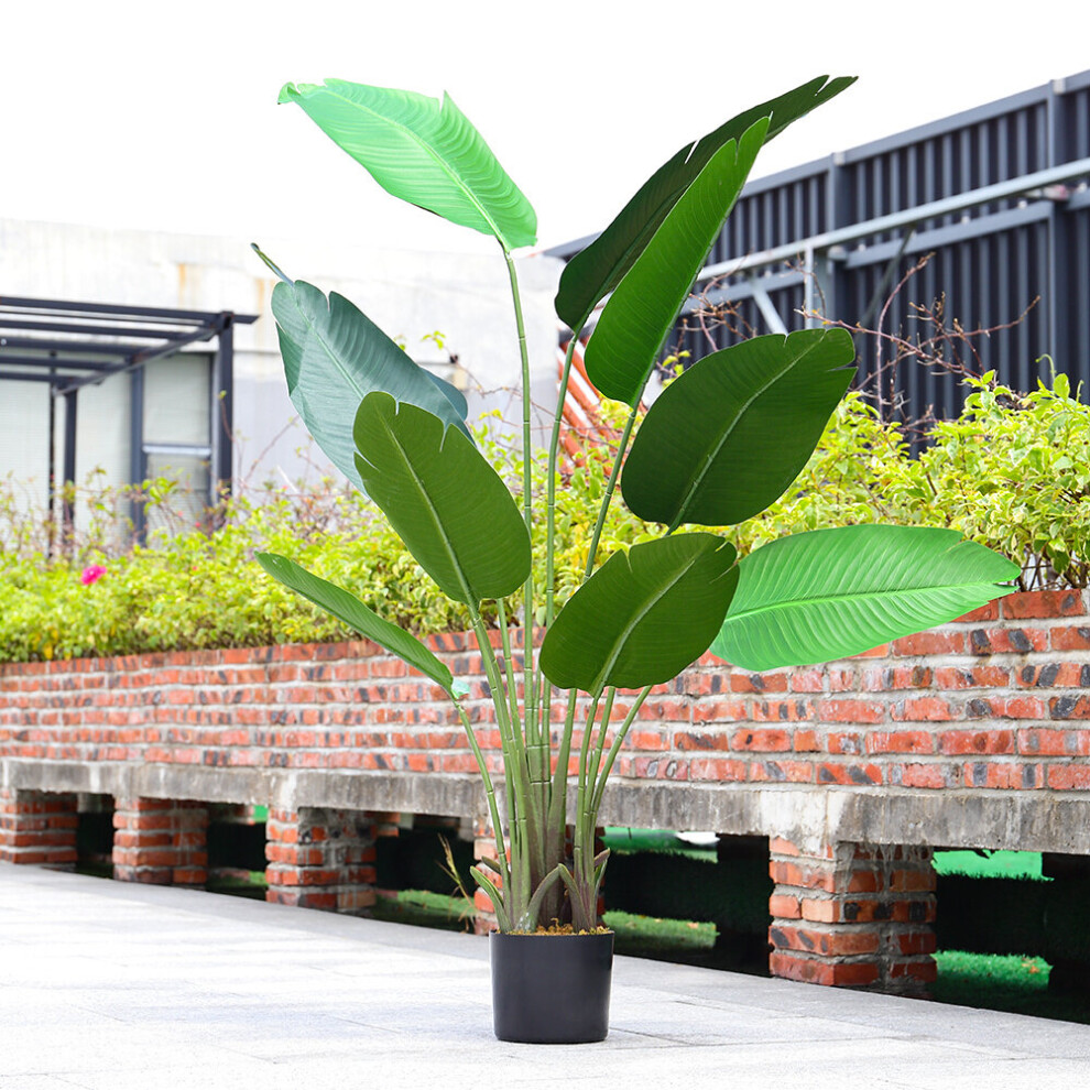 160cm Artificial Banana Tree Fake Plant House Plant in Black Pot