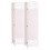 Living And Home 4 Panel Wicker Folding room Divider Partition Privacy Screen Separator 4
