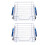 Living And Home (300mm, 2pcs) Metal Sliding Kitchen Cabinet Pull Out Wire Basket Organizer 4