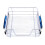 Living And Home (400mm, 2pcs) Metal Sliding Kitchen Cabinet Pull Out Wire Basket Organizer 4