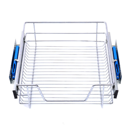 Living And Home (600mm, 1pcs) Metal Sliding Kitchen Cabinet Pull Out Wire Basket Organizer 1