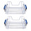 Living And Home (400mm, 2pcs) Metal Sliding Kitchen Cabinet Pull Out Wire Basket Organizer 2