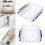 Living And Home (600mm, 2pcs) Metal Sliding Kitchen Cabinet Pull Out Wire Basket Organizer 1