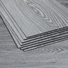 (Light Grey) 36Pcs Self-Adhesive PVC Flooring Planks Stickers