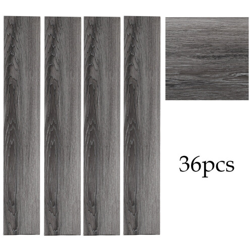 Living And Home (Grey) 36Pcs Self-Adhesive PVC Flooring Planks Stickers 2
