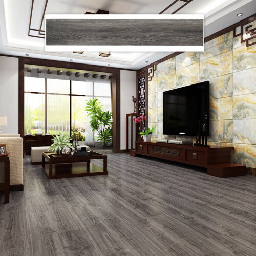 Living And Home (Grey) 36Pcs Self-Adhesive PVC Flooring Planks Stickers
