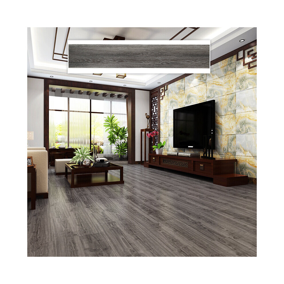 (Grey) 36Pcs Self-Adhesive Pvc Flooring Planks Stickers 723803411599