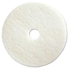 Polishing Floor Pad, White - 5 Per Carton - 20 in.