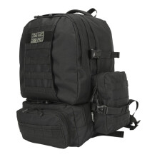 Army Rucksack Military Combat Daysack Backpack Tactical Molle Expedition Black 50L
