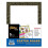 11 x 14 in. White Poster Board with Glitter Frame - 5 per Pack 1
