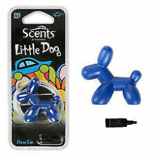 Little Dog Vent Clip Car Air Freshener - Blue New Car