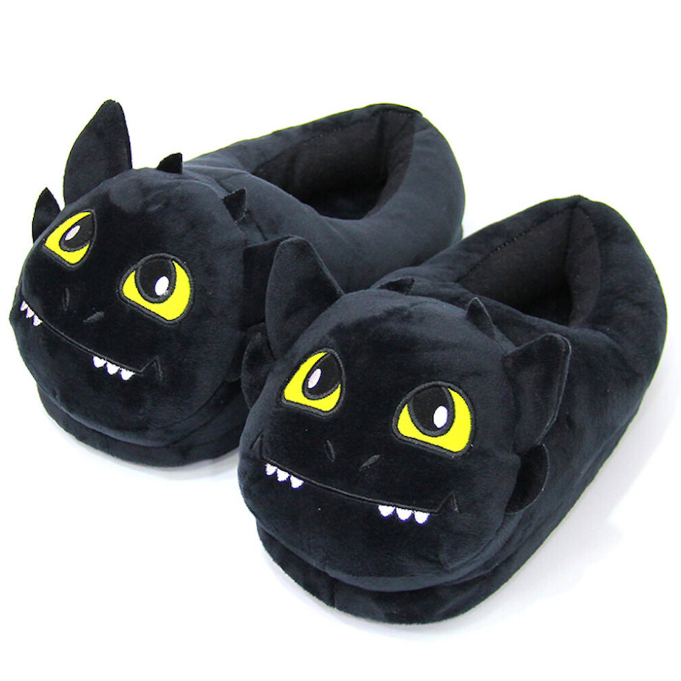 How to Train Your Dragon Toothless Home Plush Slippers Indoor Shoes