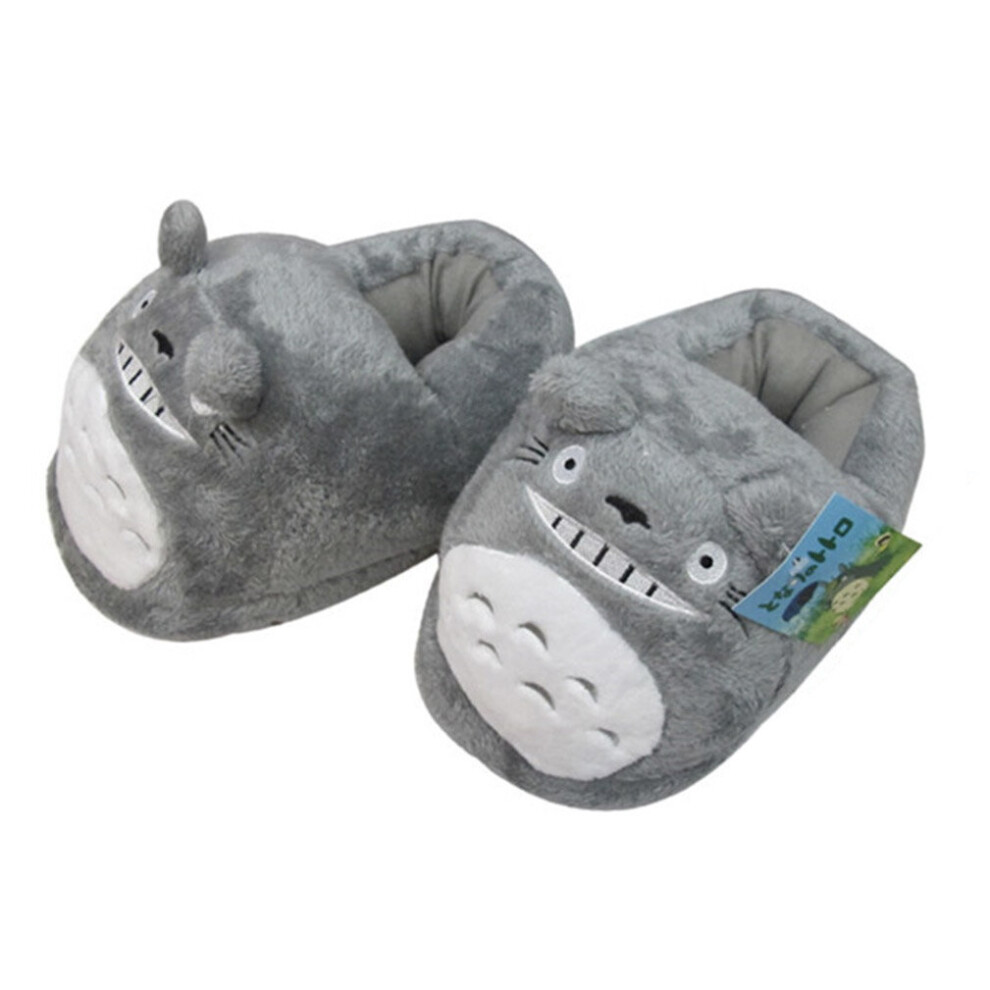 Totoro Anime Cartoon All-inclusive Warm Cotton Slippers Plush Shoes
