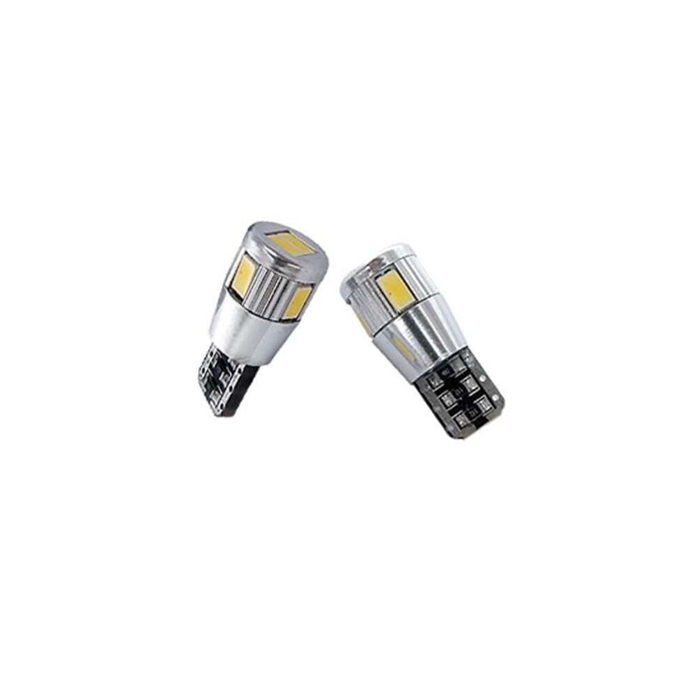 W5w T10 194-168-2825 Canbus 6-Led Smd 5630 Bulbs Wedge Base White/Light 780997974439