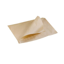 Brown Kraft Fryer Bag Opens On 2 Sides Fits - 4.25 x 4.25 In, Pack Of 1000