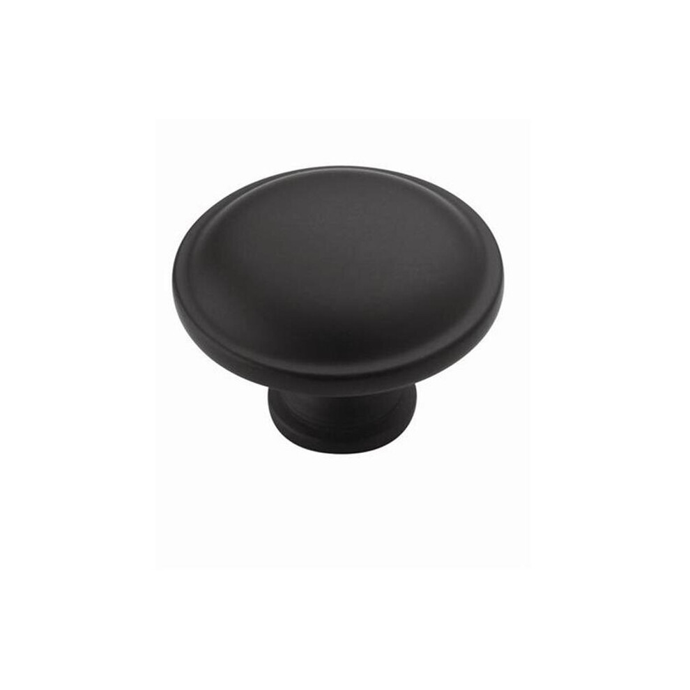 Allison Value Hardware Round Knob - Flat Black 780997324661