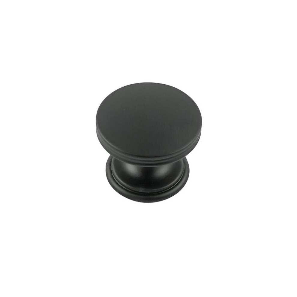 1.37 In. Knob With Screws, Matte Black 780997566825