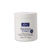 XBC Aqueous Cream Relief Dry Skin Body Cream Moisturizer SLS Free 500ml X 6