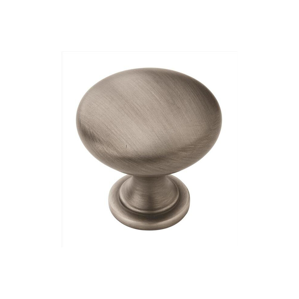 1.25 In. Dia. Allison Value Antique Silver Cabinet Knob 780997920481