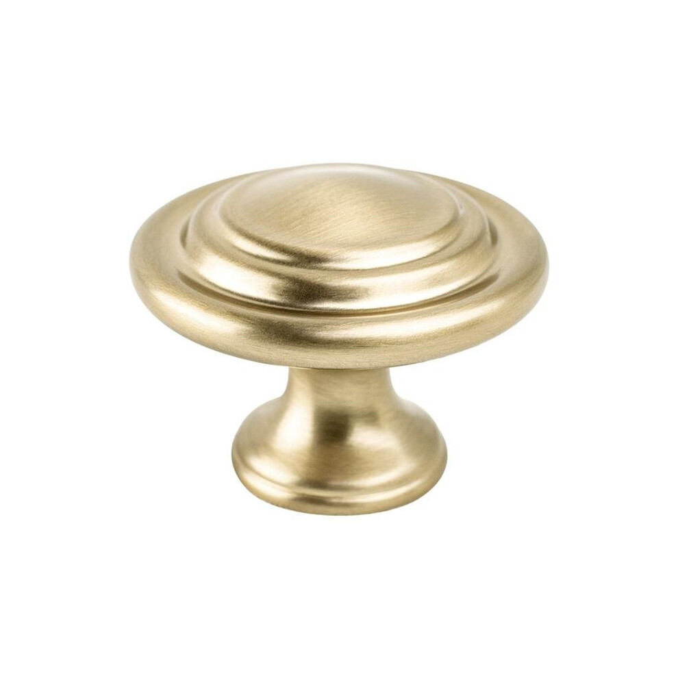 1-1.31 In. Traditional Advantage Four Round Knob, Champagne 780997615936