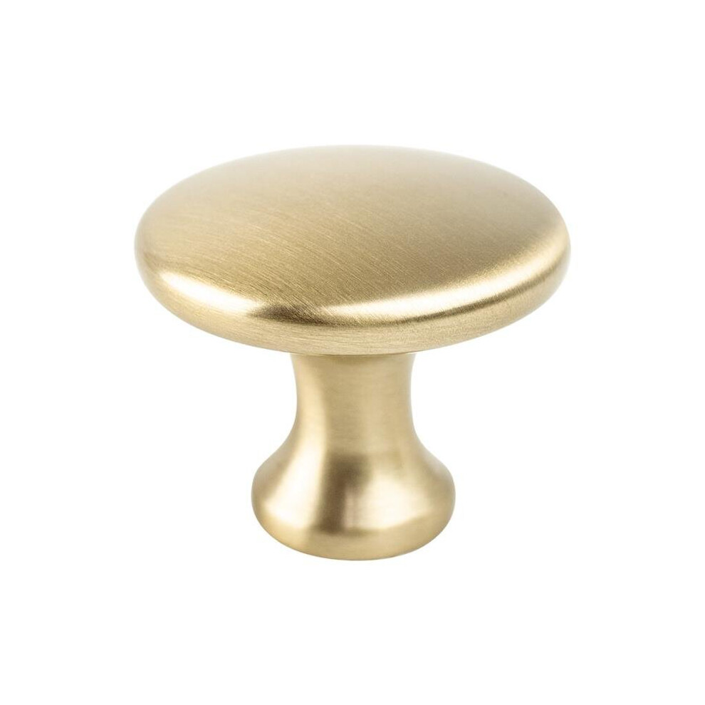 1.125 In. Contemporary Advantage Five Round Knob, Champagne 780997428062