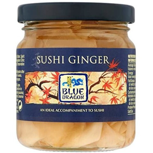2 x BLUE DRAGON SUSHI GINGER 145G