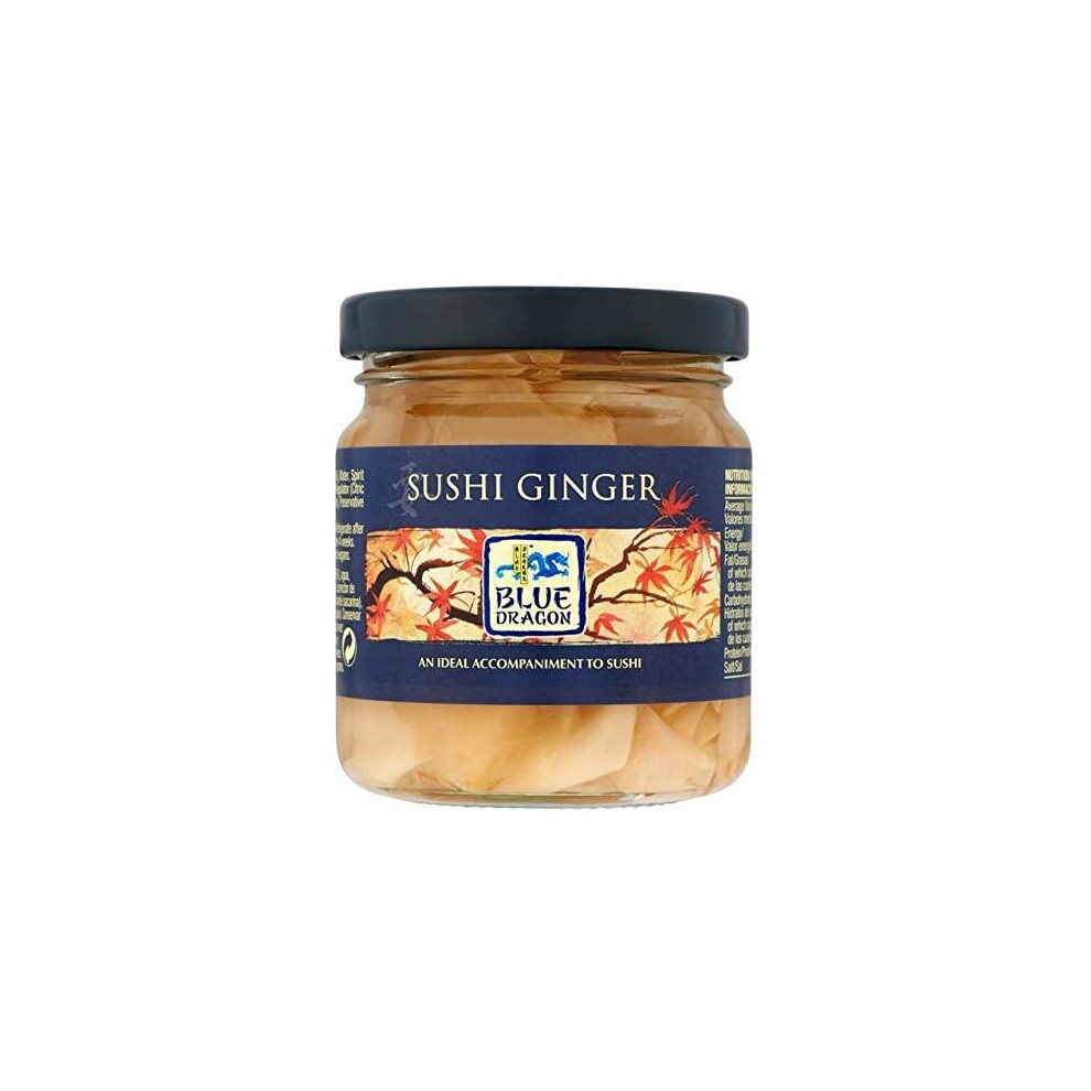 2 x BLUE DRAGON SUSHI GINGER 145G