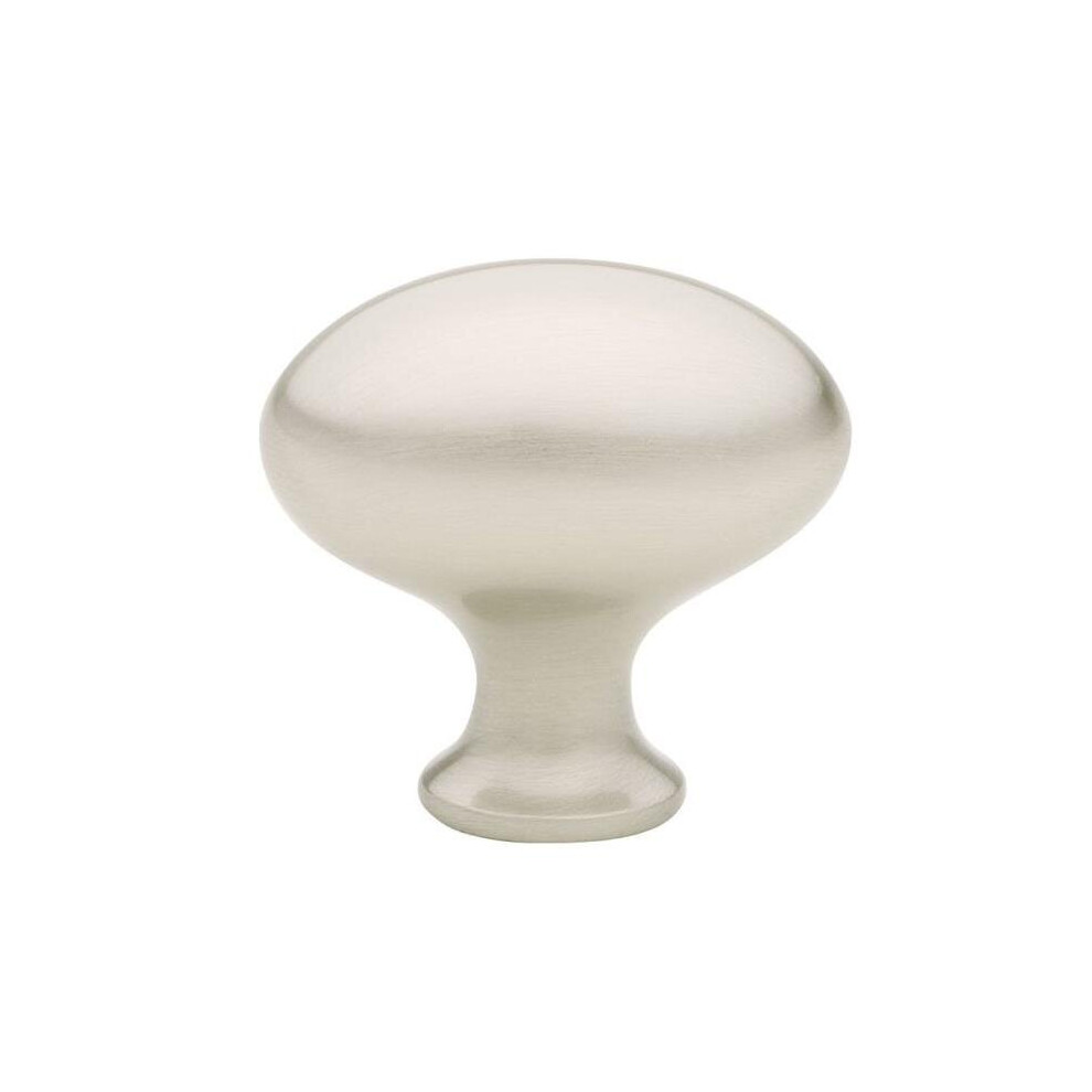 Egg 1.25 In. Cabinet Knob, Satin Nickel 752516145934